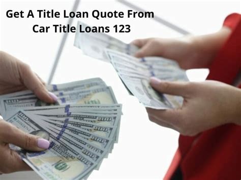 Instant Online Title Loan Quote